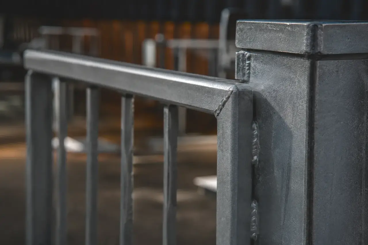 Self-Closing Safety Gates in Caledon being fabricated and installed by The Grate Guys
