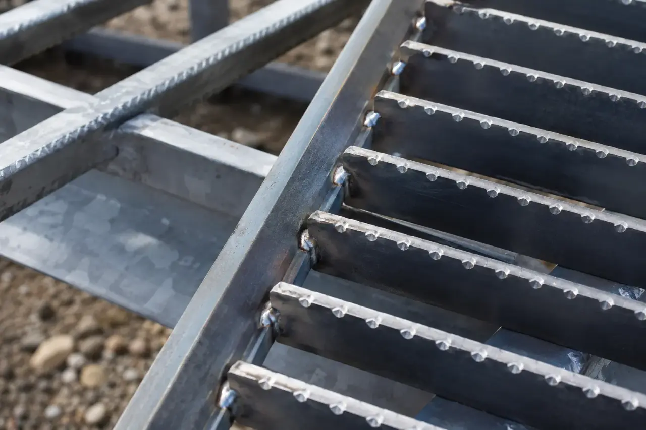 Serrated Grating in Georgetown being fabricated and installed by The Grate Guys