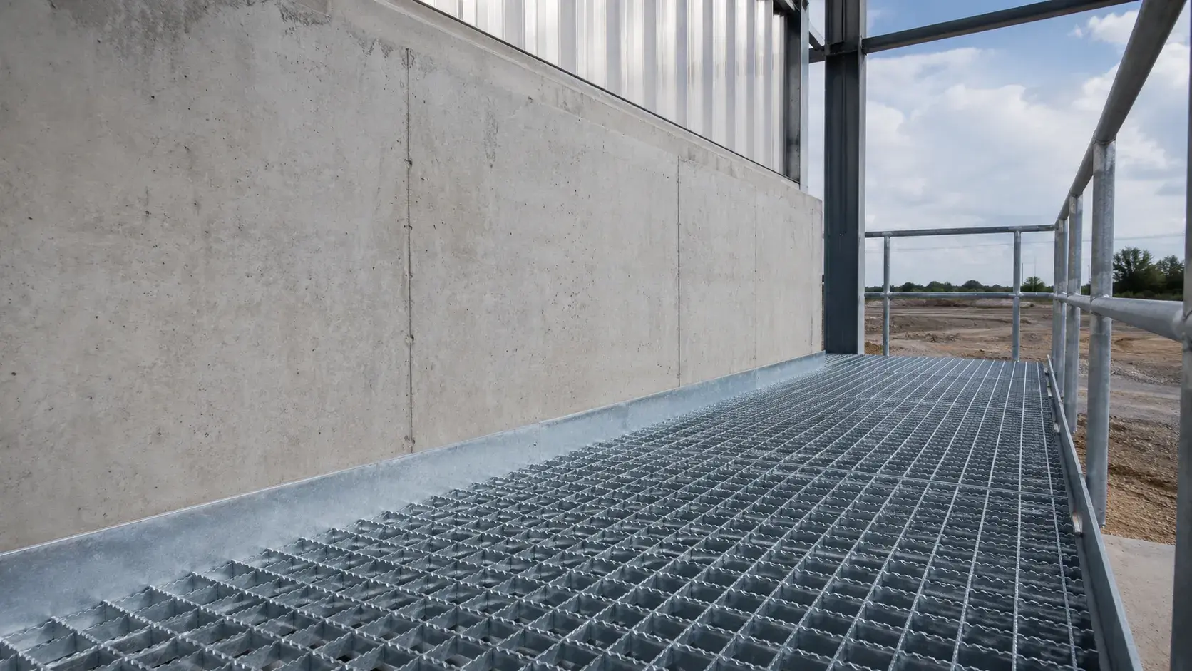 Serrated Grating in Georgetown, Ontario, fabricated and installed by The Grate Guys