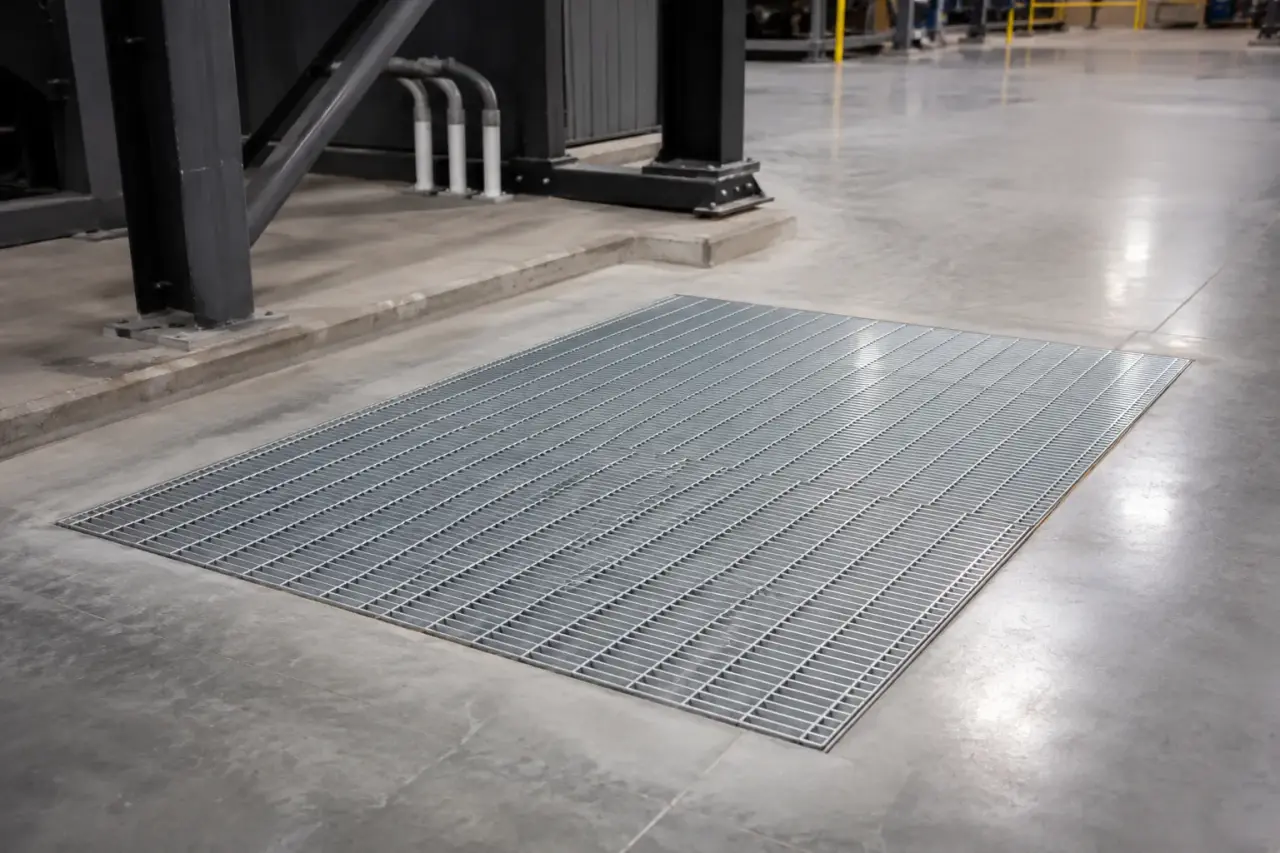 Server Room Floor Grates in Pickering being fabricated and installed by The Grate Guys