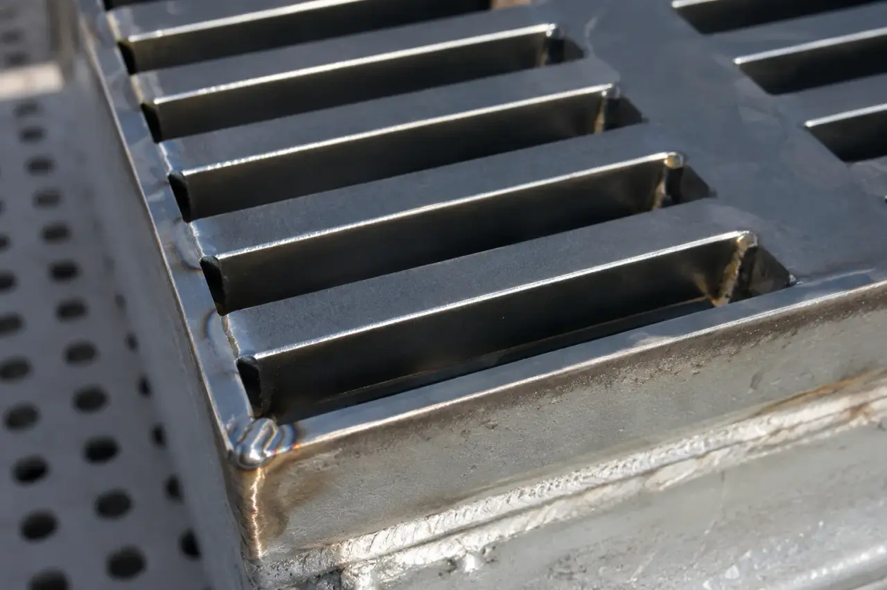 Sewer Drain Covers in Pickering being fabricated and installed by The Grate Guys