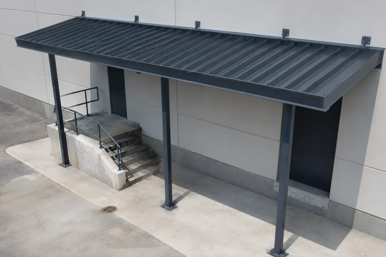 Completed Shade Structures installation in Caledon by The Grate Guys