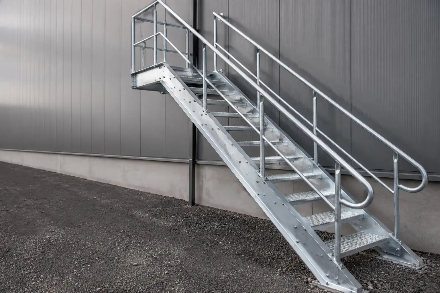 Ship Ladders in Caledon, Ontario, fabricated and installed by The Grate Guys