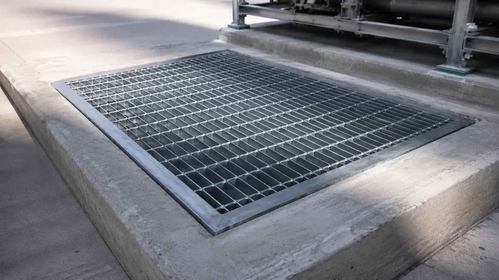 Slip Resistant Grating in Markham, Ontario, fabricated and installed by The Grate Guys