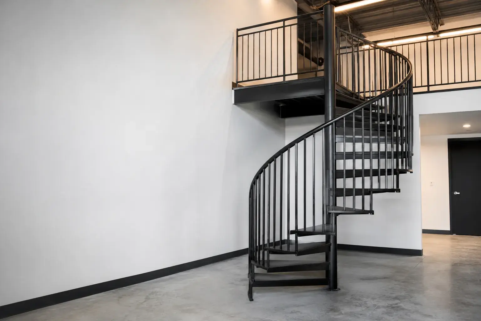 Spiral Staircases in Georgetown, Ontario, fabricated and installed by The Grate Guys