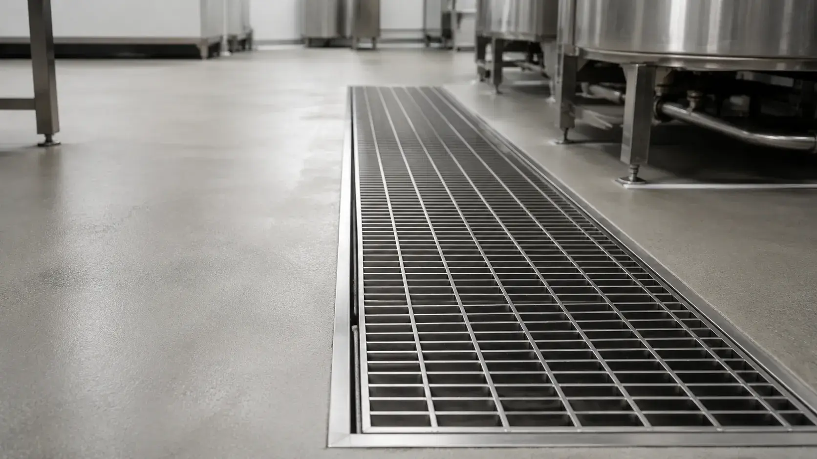 Stainless Floor Grates in Markham, Ontario, fabricated and installed by The Grate Guys