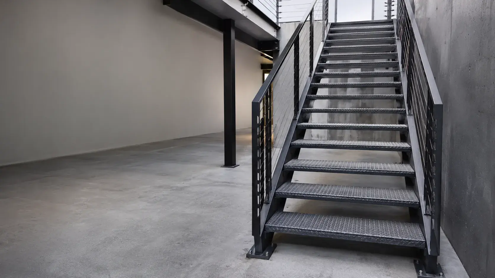 Stair Tread Covers in Newmarket, Ontario, fabricated and installed by The Grate Guys
