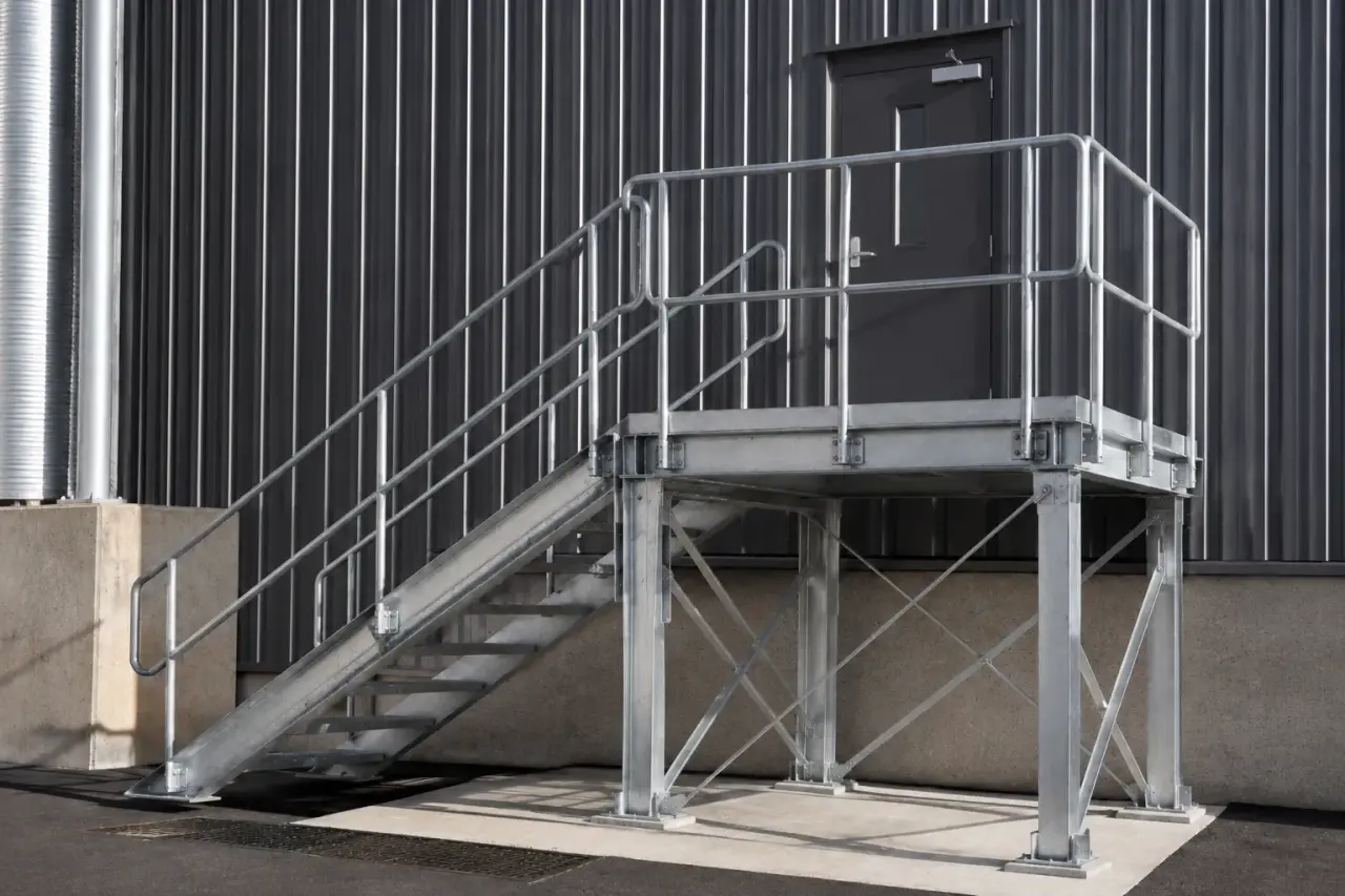 Completed Structural Steel Fabrication installation by The Grate Guys