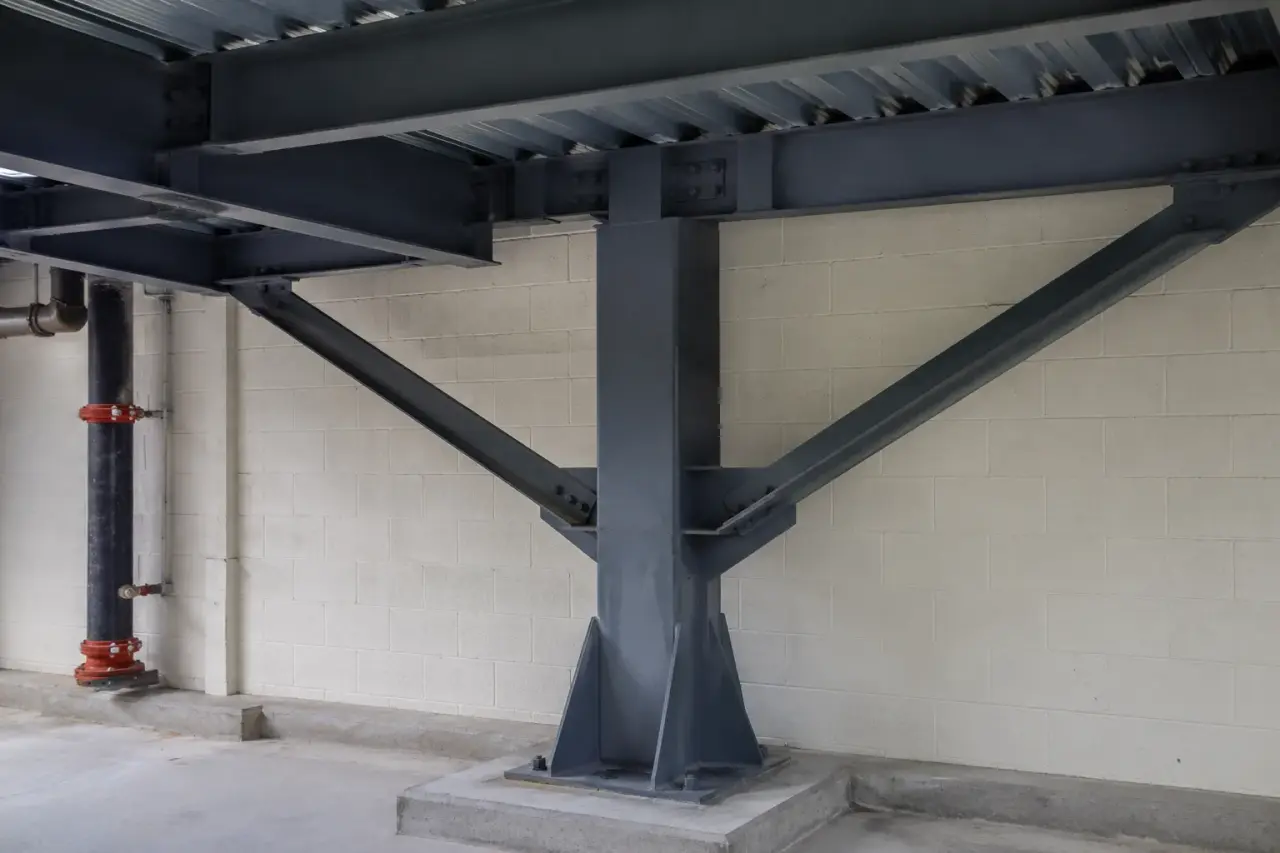 Completed Structural Steel Supports installation in Caledon by The Grate Guys