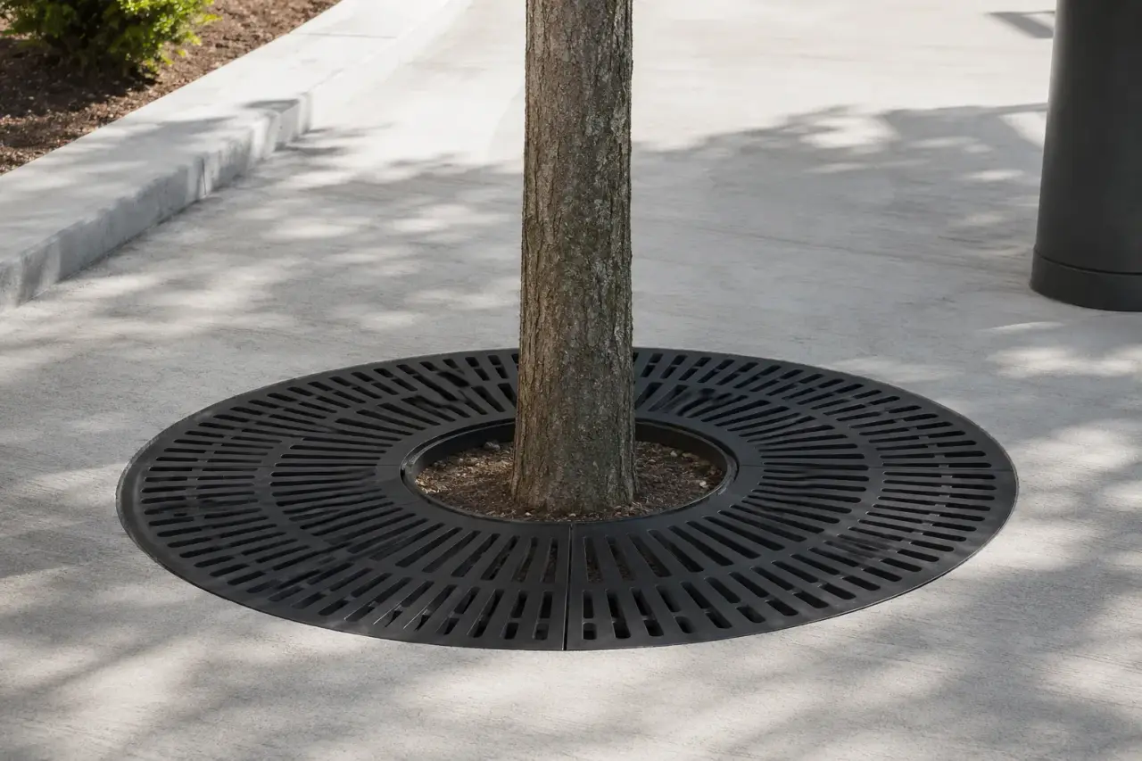 Completed Tree Guards installation in Caledon by The Grate Guys