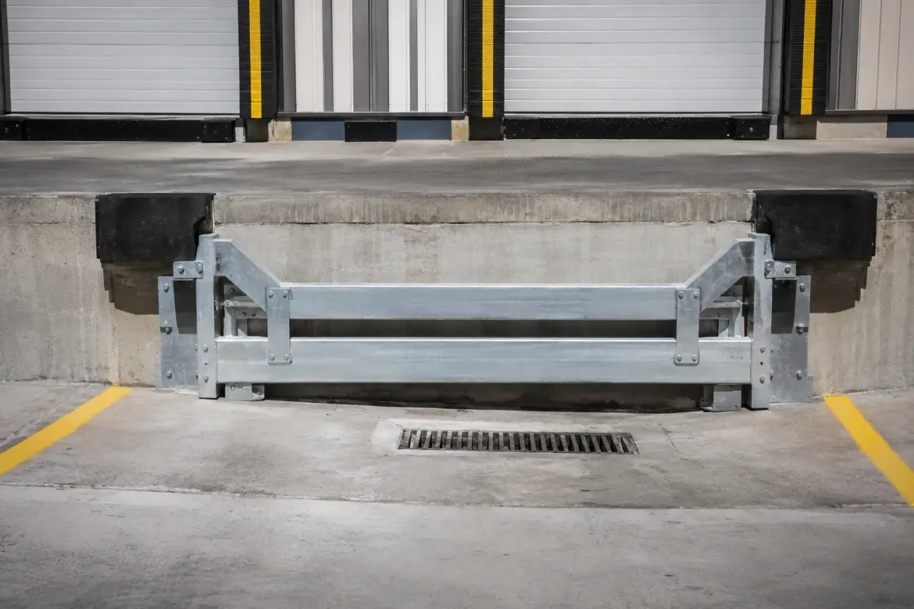 Completed Truck Restraints installation by The Grate Guys