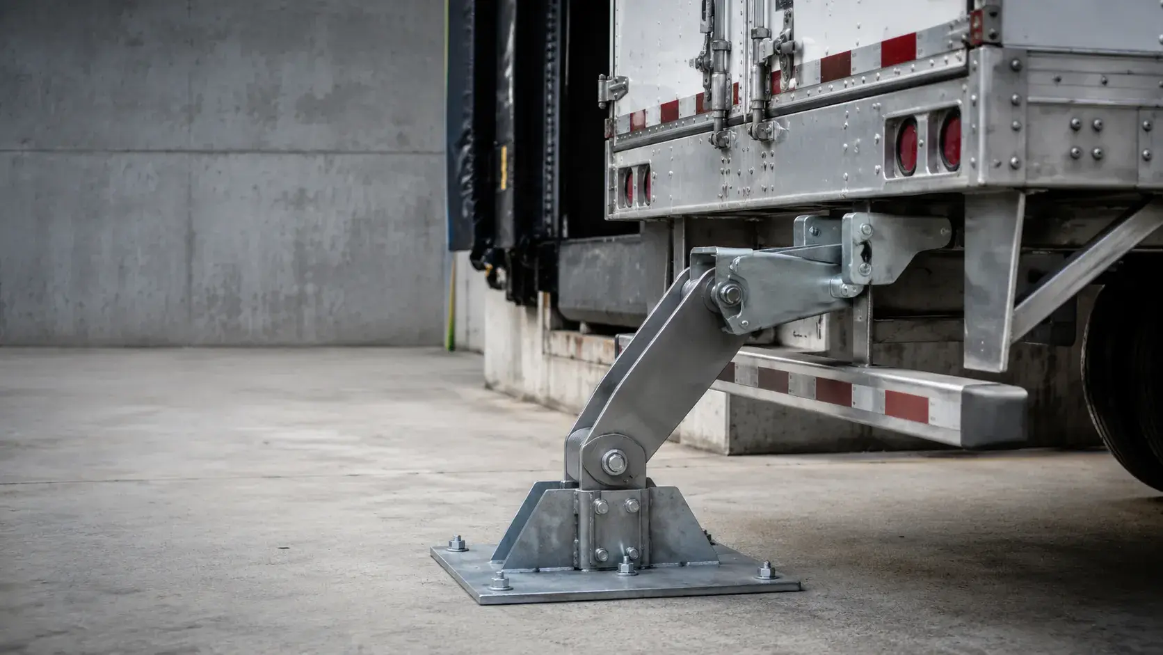 Truck Restraints, fabricated and installed by The Grate Guys