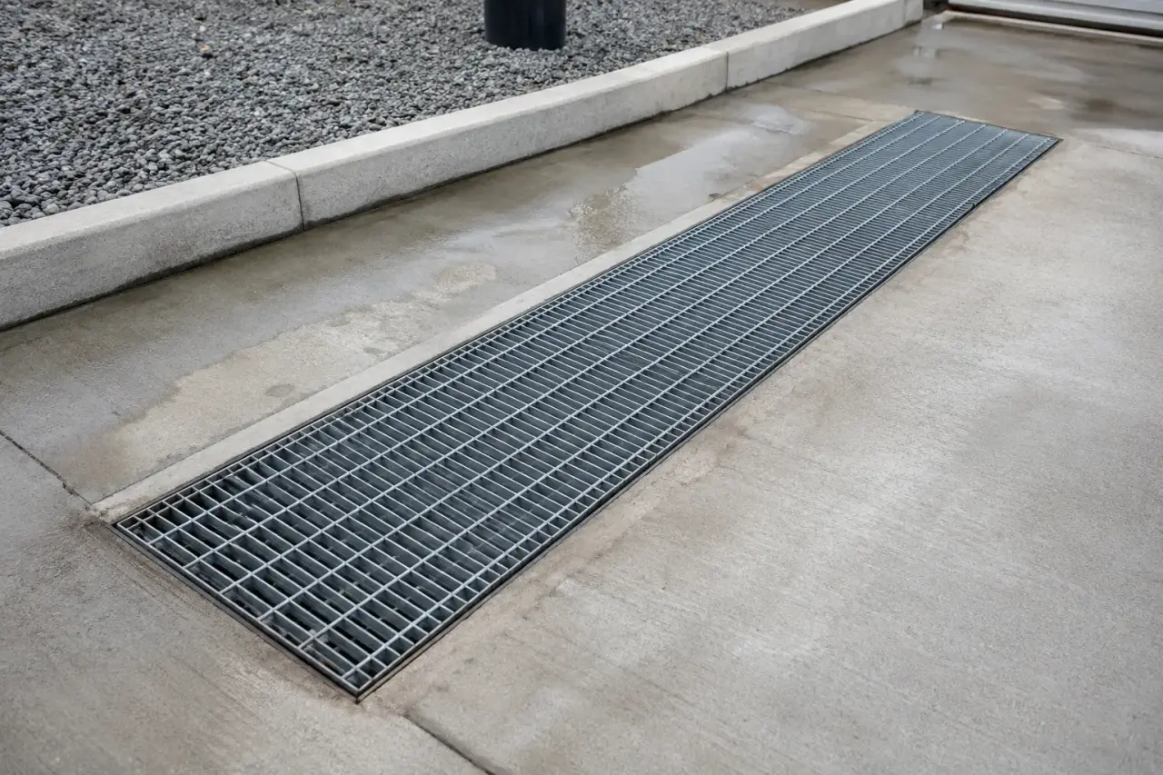 Completed Turnkey Grate Drainage and Concrete Services installation in Pickering by The Grate Guys