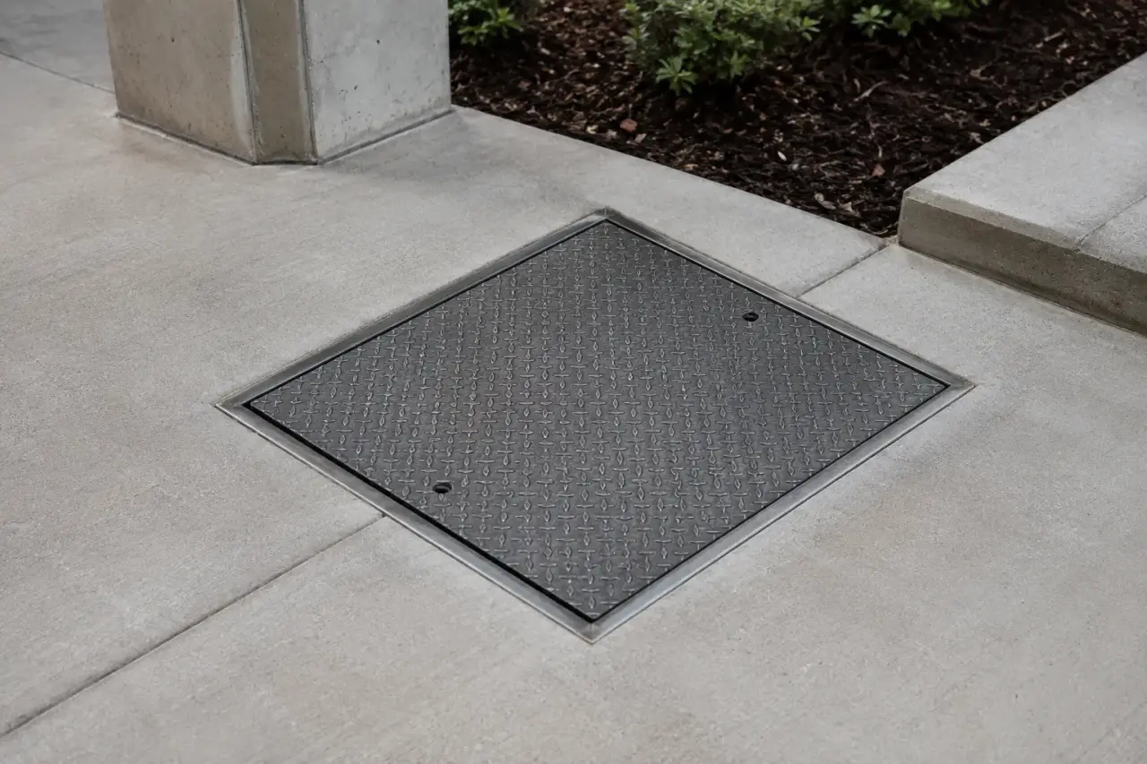 Completed Utility Access Covers installation in Pickering by The Grate Guys