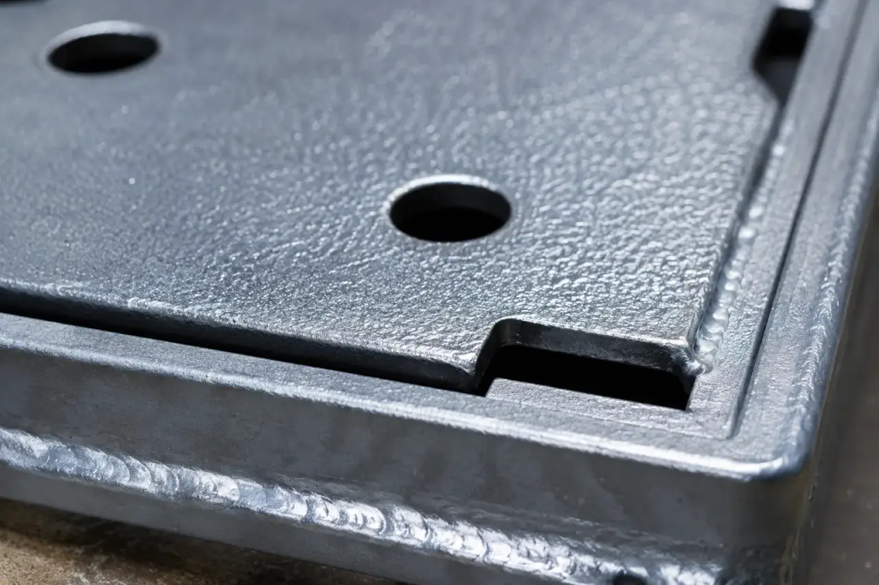 Valve Box Covers in Pickering being fabricated and installed by The Grate Guys