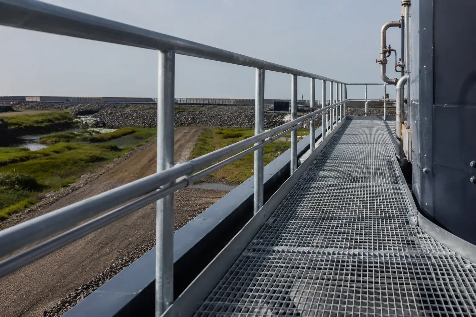 Walkway Grates in Caledon, Ontario, fabricated and installed by The Grate Guys