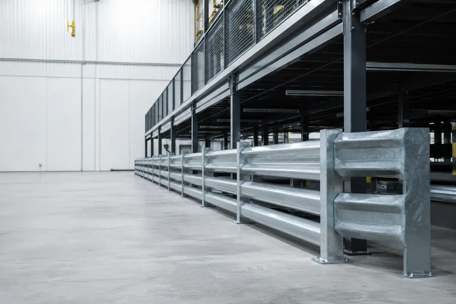 Warehouse Safety Upgrades in Caledon, Ontario, fabricated and installed by The Grate Guys